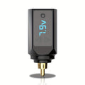 PS083 1200mAh RCA Tattoo Power Supply with LED Voltage Display, 3–12V Control and USB Charging