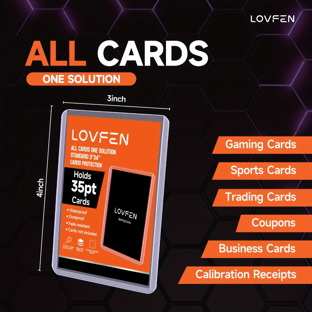 Trading Card Top Loaders and Sleeves 400 Pack, 3x4 Hard Plastic Baseball Card Protectors with Soft Penny Sleeves