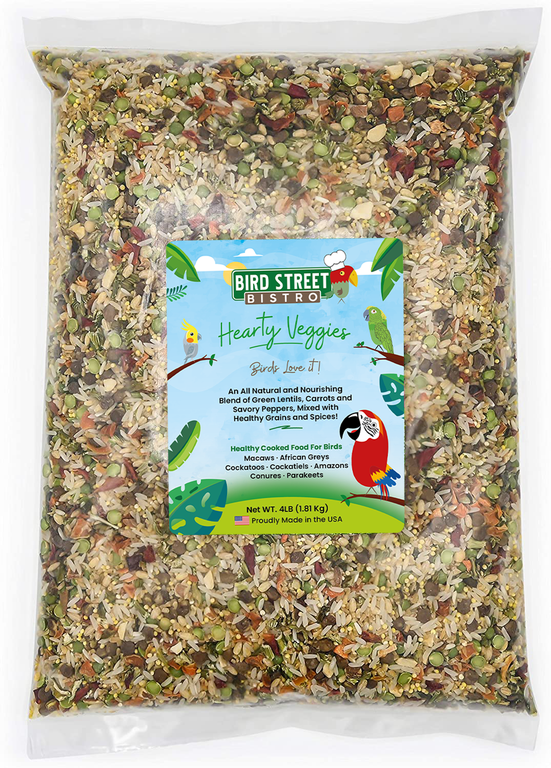 Cookable Parrot Food Blend 4 lbs