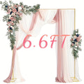 Premium Square Backdrop Support Stand | Flexible Portable Rectangular Metal Frame for Wedding Ceremony, Birthday Party