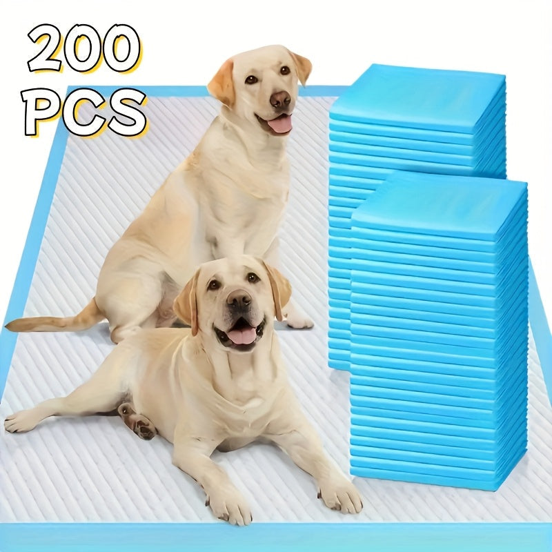 Disposable Pet Training Pads in 34 x 28 or 23.62-Inch Sizes with Four Pack Count Options Available
