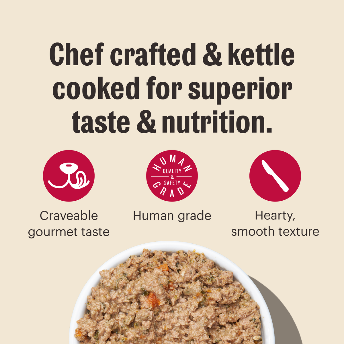 Chicken and Greens Wet Dog Food Pâté product image 3