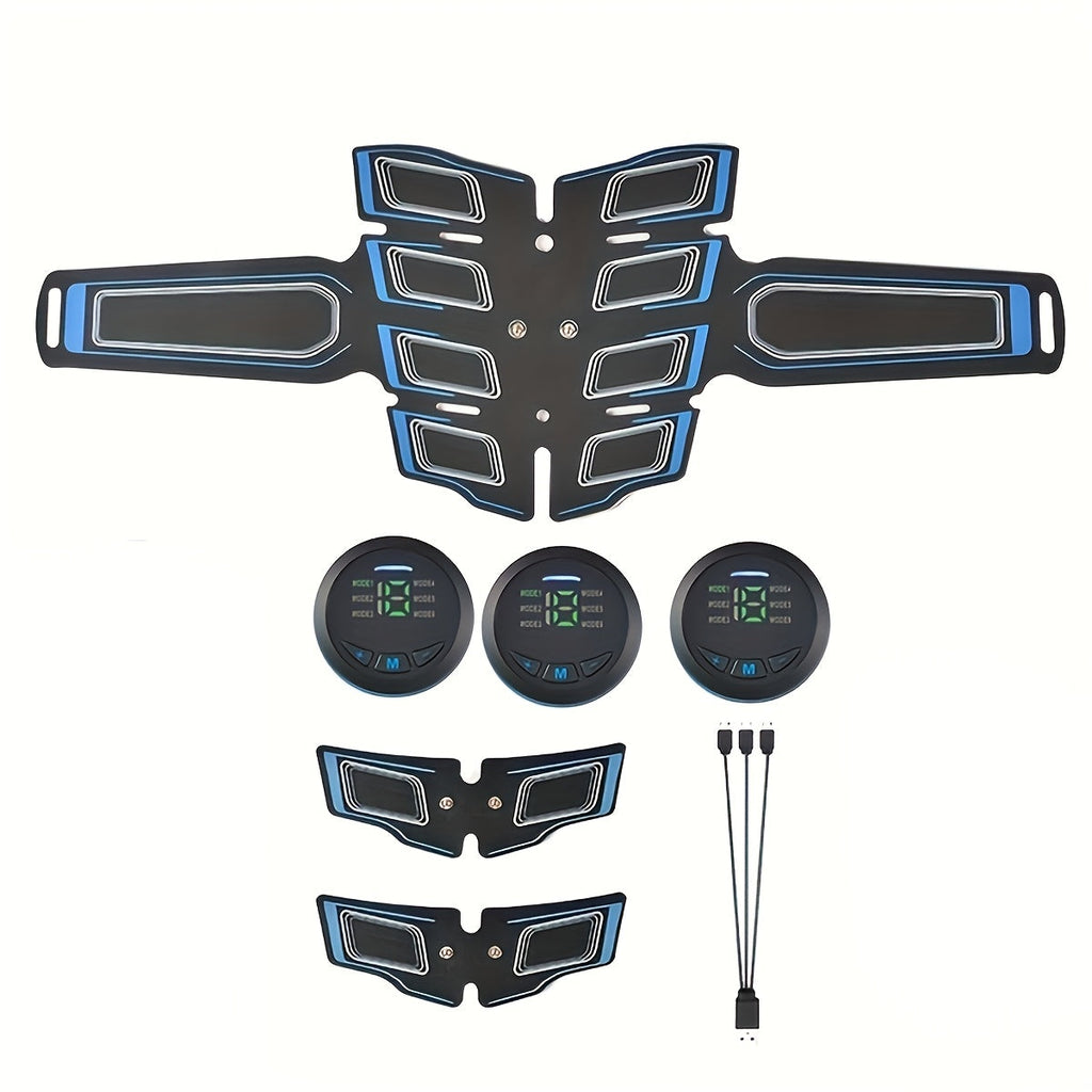 EMS Stimulator Belt, TENS Body Massager for Toning, Pain & Full Body Relaxation, Adjustable Modes