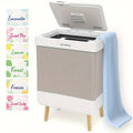 Electric Towel Warmer 35L Large Capacity Foldable Blanket Warmer with Timer & Drying Mode, Fast Heating
