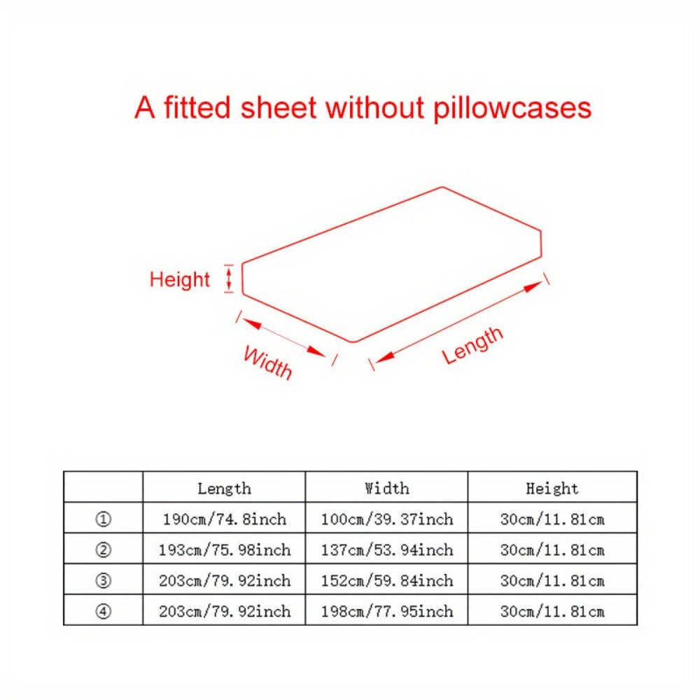 Embossed Plush Fitted Sheet with Four Colors and Twin, Full, Queen or King Size Options for Cooler Seasons