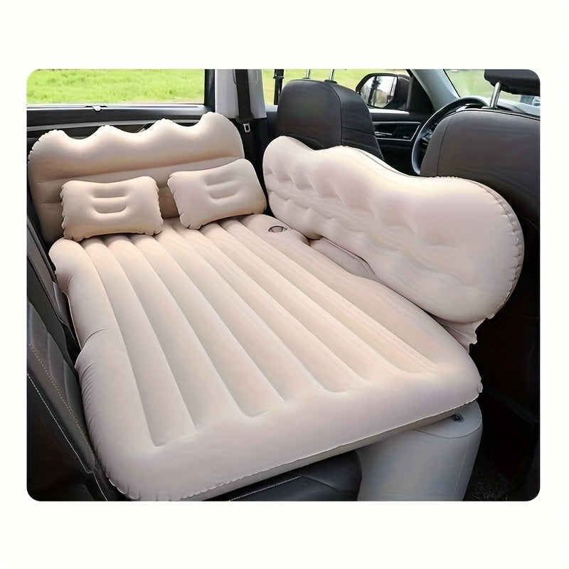 SUV Back-Seat Inflatable Mattress with Electric Pump, Storage Bag and Repair Kit in Four Colors