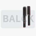 Hair Straightening Brush, 30-60 Sec Fast Heating, 3 Temperature Settings, Wide-Spaced Smooth Glide Teeth