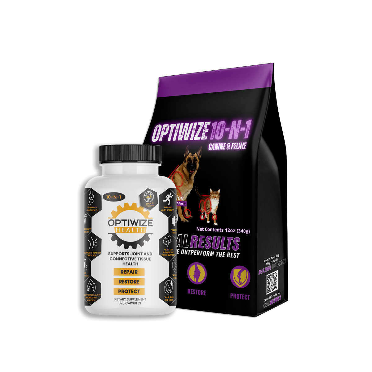 Collagen Joint Support Supplement, 12oz + Human