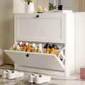 Shoe Cabinet, Furn Mivo Flip-Drawer Entryway Organizer with 2- or 3-Drawer Finish Configurations