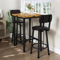 3-Piece Pub Dining Sets And Bar Table Sets for Kitchen and Living Room