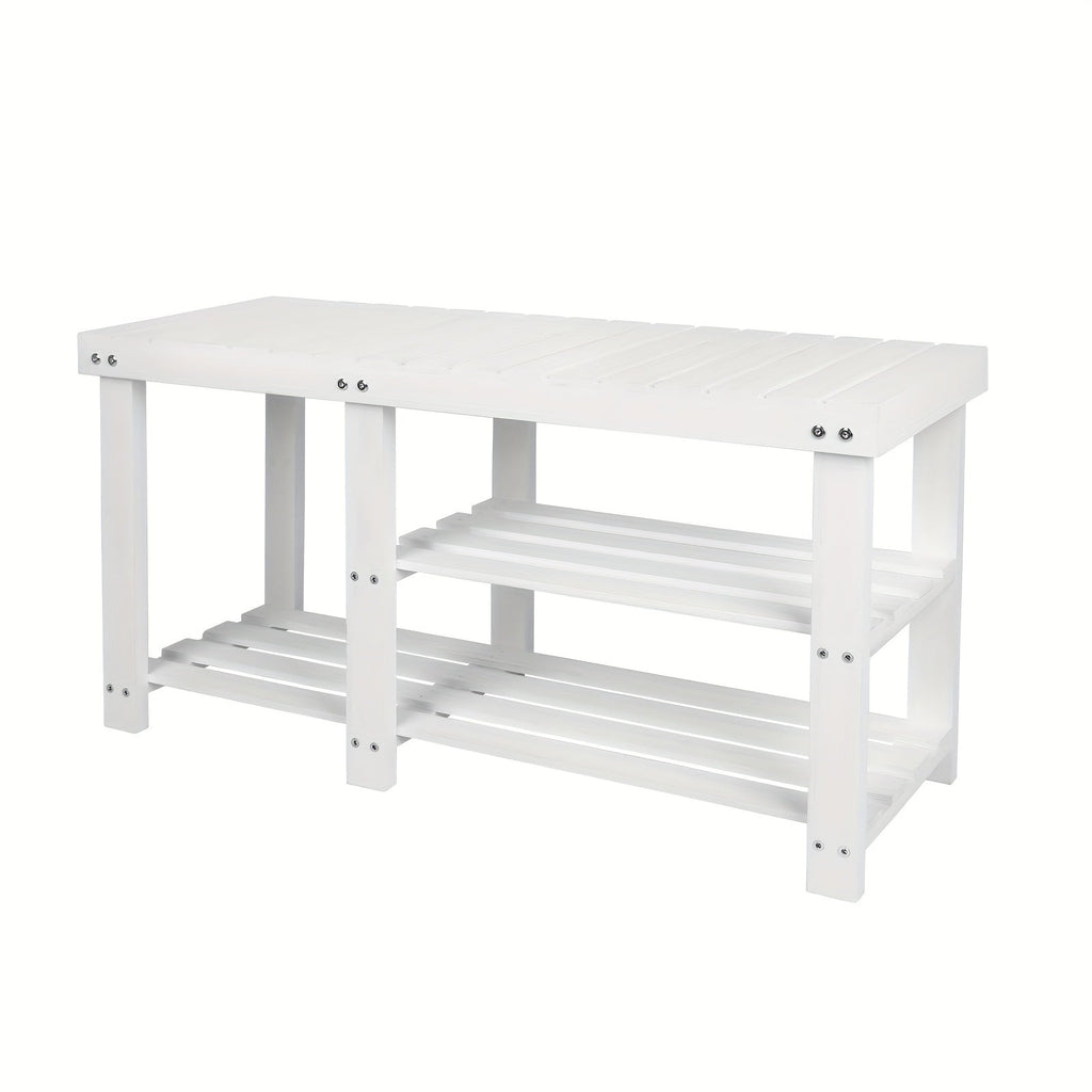 Shoe Bench shown in the White option