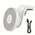 Magnetic Wireless Car Charger Mount 15W 360° Swivel Ball Joint Air Vent Holder for iPhone 17 17 Air 17 Pro Max 16 15 14 13 12 Series