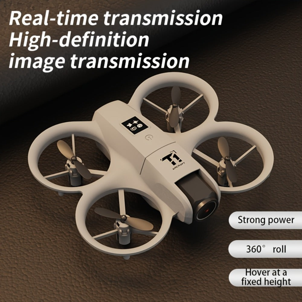 180° Rotating Dual Camera Drone Optical Flow Positioning Gyroscope Stabilization 360° Roll One-Button Takeoff Landing Calibration