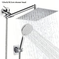 High Pressure Rainfall Shower Head Combo with Handheld Spray – 9 Spray Settings, 180° Adjustable Bracket, Stainless Steel Hose