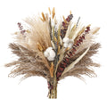 Natural 80-Piece Dried Flower Bouquet with Pampas Grass, Bunny Tails, Eucalyptus, Lavender and Wheat