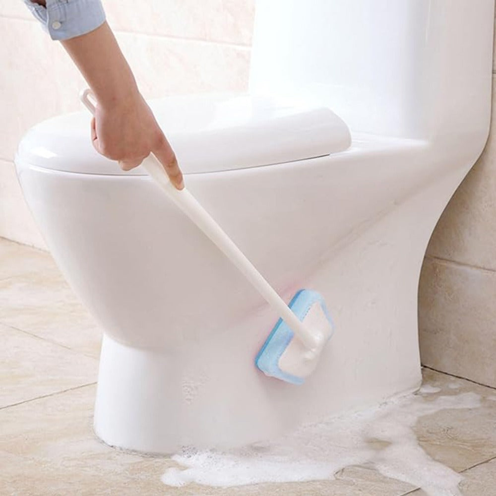 Shower Cleaning Brush Set with Replaceable Heads 7/11/16pcs – Bathtub Brush Wall Tile Brush Floor Brush Window Glass Cleaner