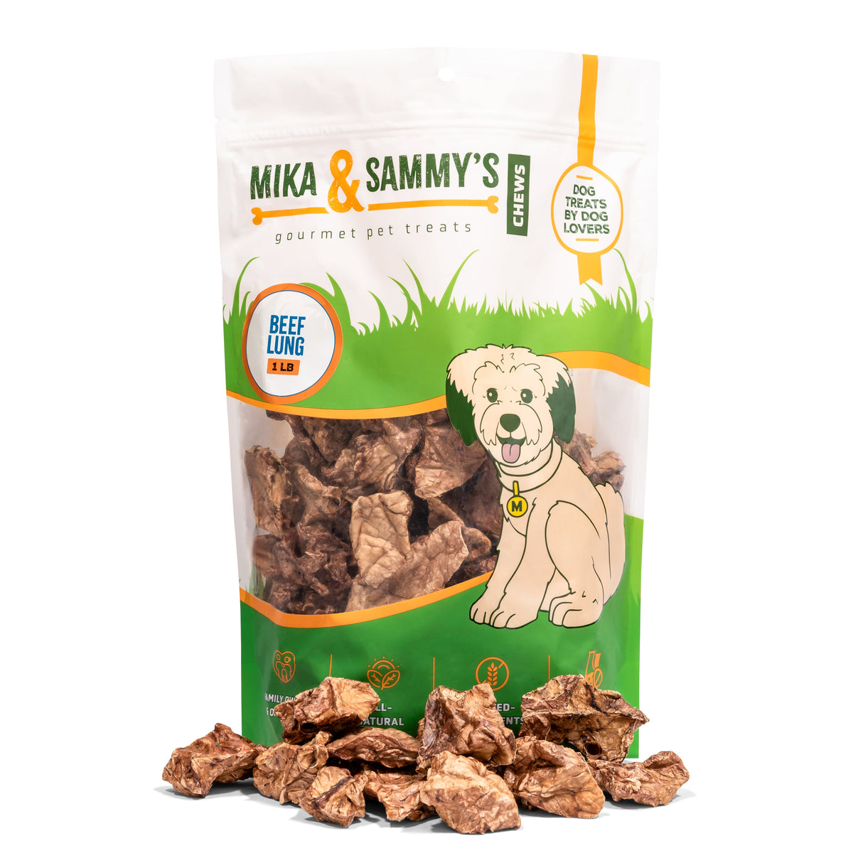 Freeze-Dried Beef Lung Dog Treats product image 1