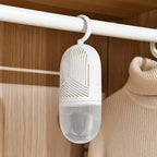 Six-Piece Hanging Moisture Absorber Kit with Replaceable Inner Bags, Hooks and Removable Water Cups