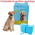 Dog Training Pads 100-Count Disposable Set with 23 x 23 or 29 x 35-Inch Sizes and Six-Layer Construction