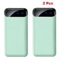 20000mAh Portable Power Bank 2-Pack with LED Display, Fast Charging Type-C & USB for an Everyday Personal Care Routine