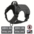 Dog Tactical Harness No-Pull Chest Vest with Handle – Adjustable Military Style Pet Harness for Small Medium Large Dogs