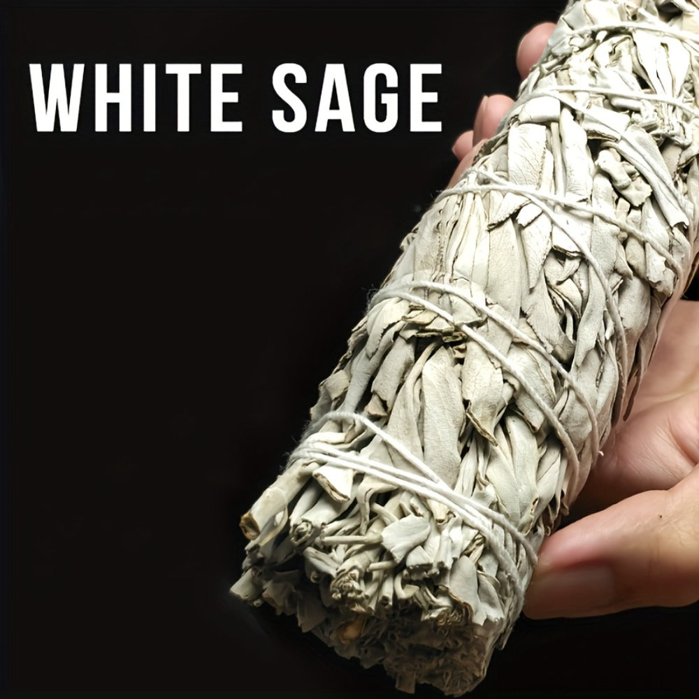 Sage Smudge Kit 5 Pack White Sage Cedarwood Dragon's Blood Eucalyptus Lavender Incense Sticks for Entryways, Bedrooms and Living Spaces