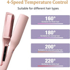 32mm Wave Curling Iron - Women's Hair Curler for Deep Curls & Instant Beach Waves, Professional Salon Styling Tool for All Hair Types