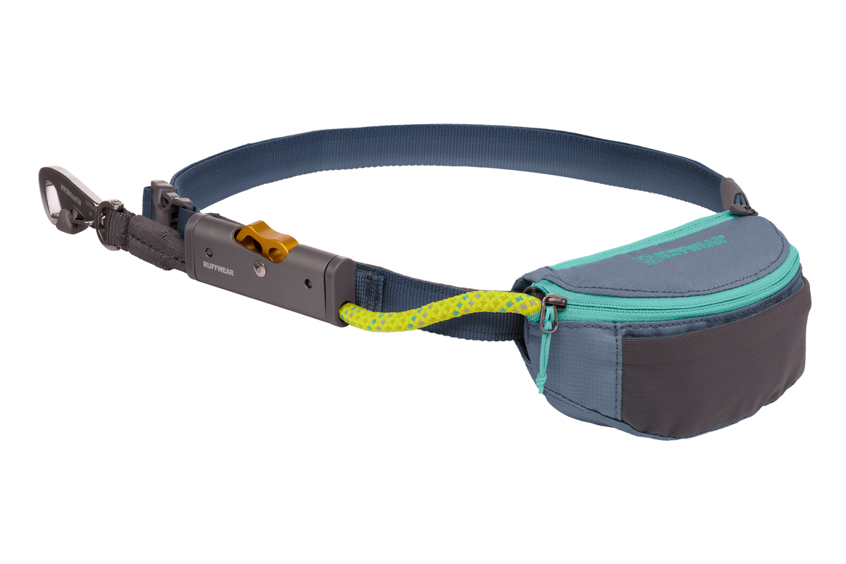 Adjustable Dog Leash and Hitching System Slate Blue (413)