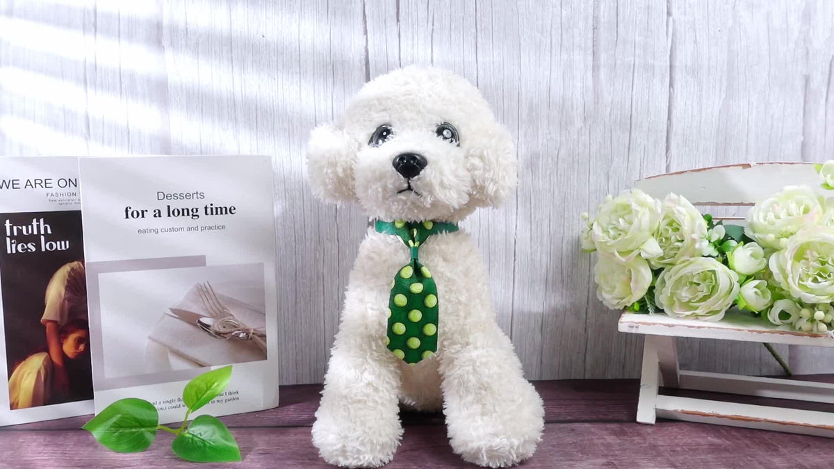 Dog Bow Tie Set 100pcs Adjustable Pet Collar Accessories Include 40 Dog Bowties 30 Neckties 30 Collar Flowers for Small Medium Dogs Cats