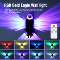 Eagle LED Wall Lamp, Colorful Ambient Night Light with Motion Sensor, Rechargeable Battery