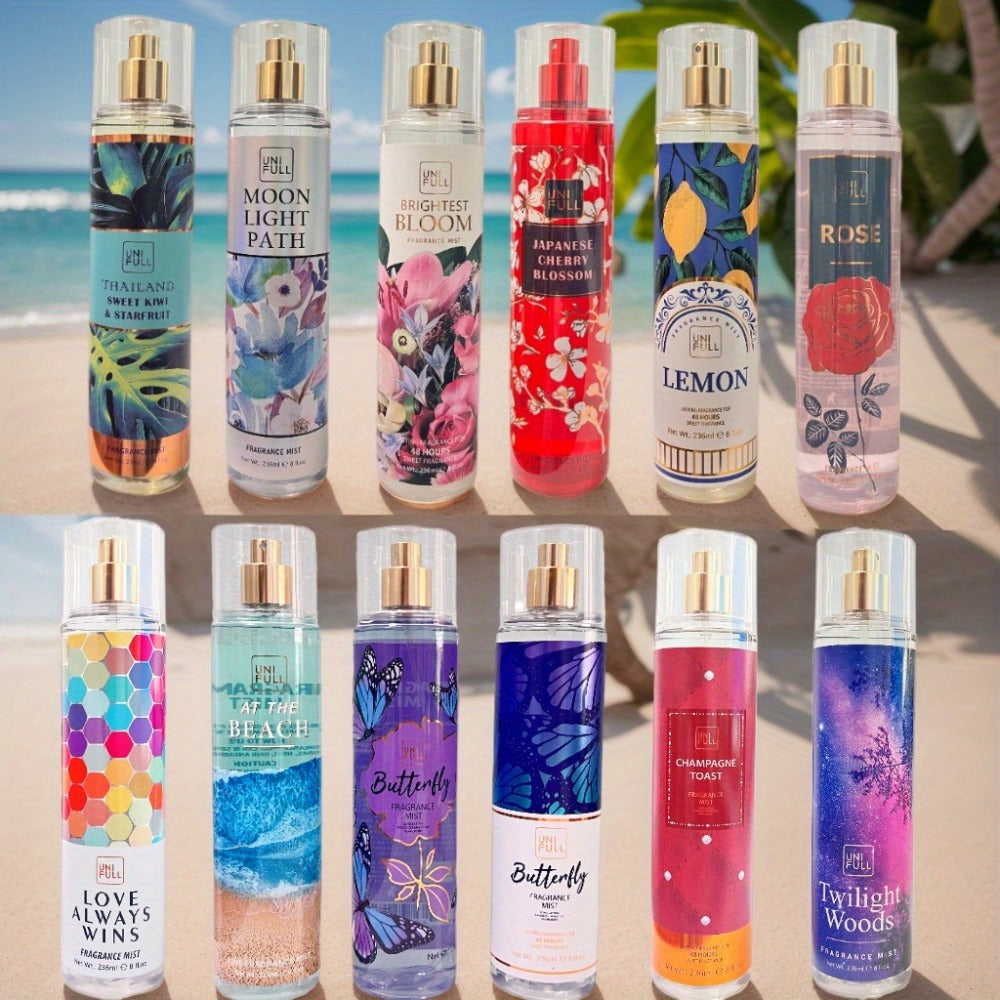 Body & Hair Fragrance Mist for Women – Floral Fresh Eau de Parfum Spray 8 oz | Long Lasting Light Scent for Daily Wear