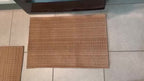 Braided Woven Indoor Rug with 2 x 3-Foot to 6 x 9-Foot Sizes and One Two-Piece Gray Mat Set