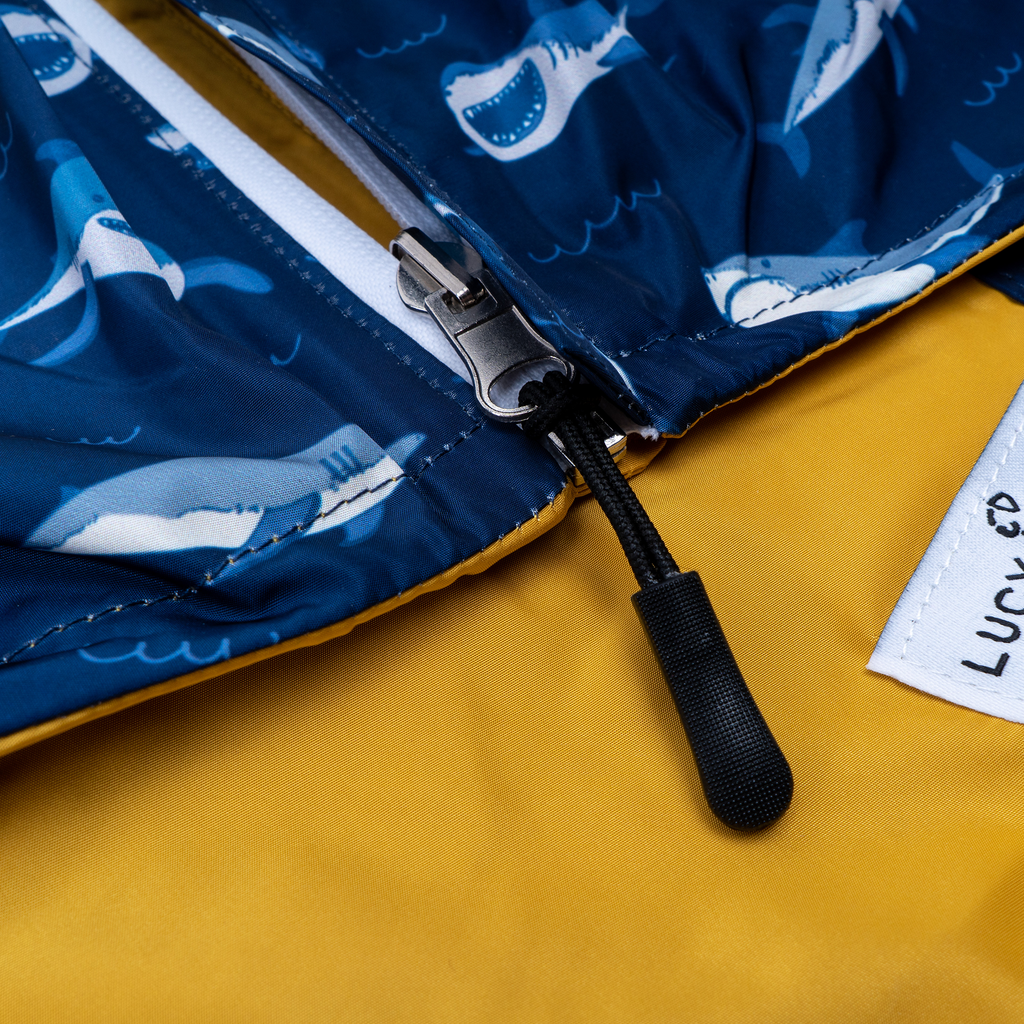 Shark Attack Reversible Raincoat