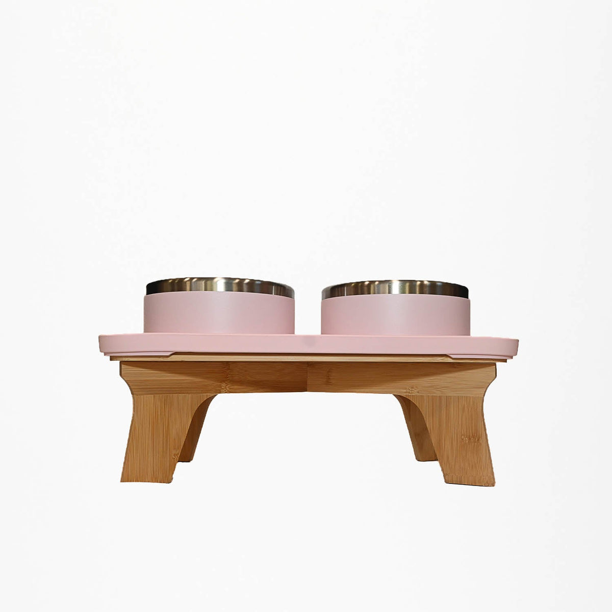 Elevated Pet Slow Feeder and Bowl Set Cool Pink (Light Pink) / Small (1-2 Cups) / 6 inches