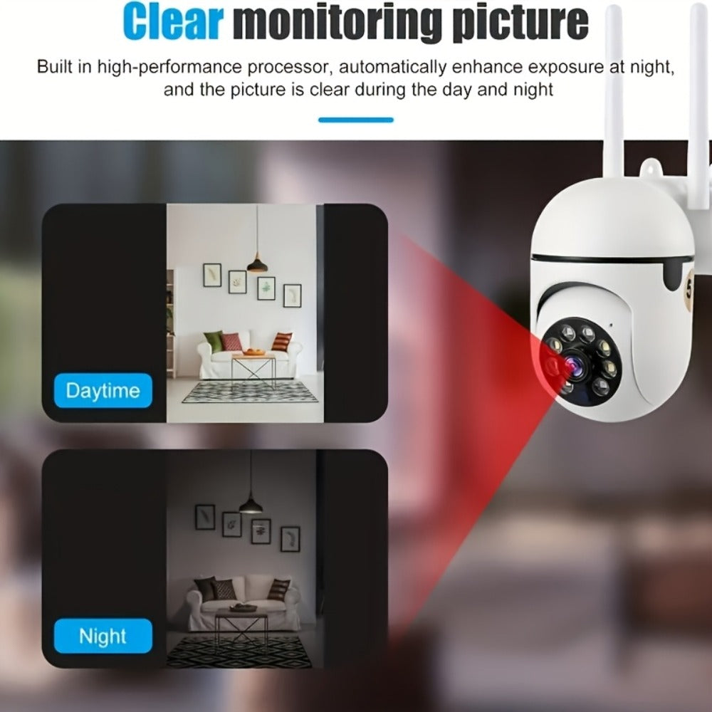 Indoor Security Camera 6-Pack with 1080P Video, 355° Pan-Tilt, Night Vision and USB Power Setup