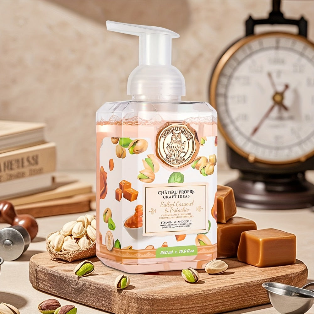 Moisturizing Foaming Hand Soap 500ml with Coconut Oil – Cruelty-Free Foam Soap for Bathroom & Kitchen | 8 Fresh Scents: Vanilla, Citrus