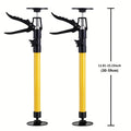 Telescopic Support Rods 2-Pack Third Hand Support System, 11.8-45.3 Inch Adjustable Steel Props, Load