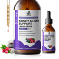 Kidney and Liver Support Drops 27-in-1 Complex - Alcohol-Free Natural Herbal Formula for Liver Health