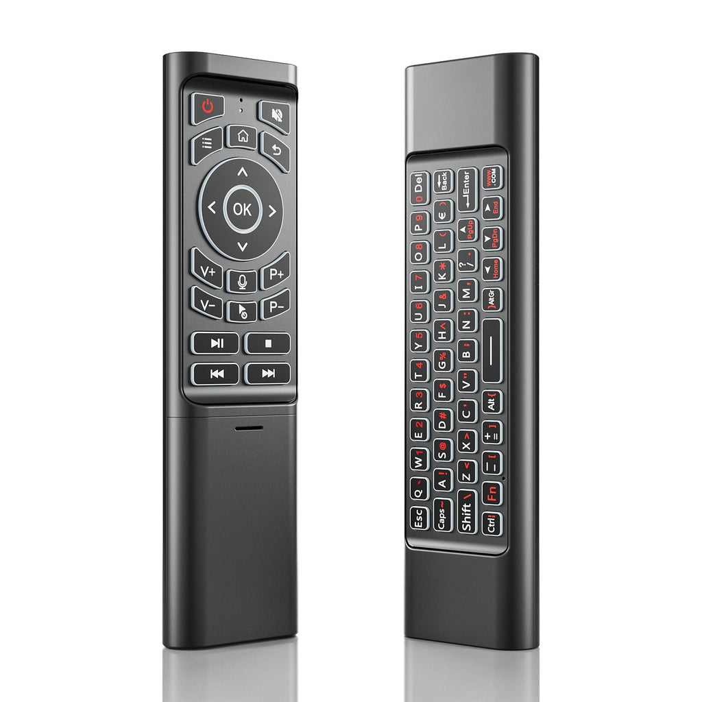 Mini Wireless Keyboard Remote Control Tri-Mode – Bluetooth & 2.4G Dual Channel, 7-Color Backlight