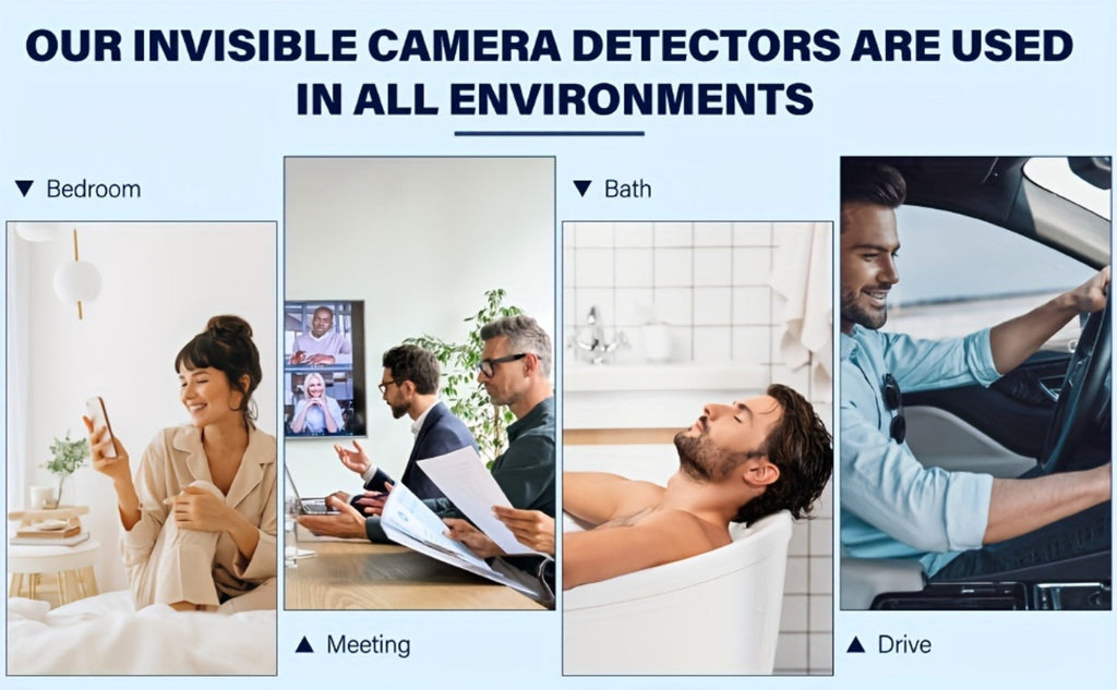 Hidden Camera Detector with OLED Screen, RF Signal & Infrared Anti-Spy Bug Detector, GPS Tracker Finder