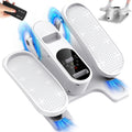 Under Desk Elliptical Machine – 12-Speed Electric Seated Leg Exerciser, Quiet & Portable Foot Pedal Trainer with Remote