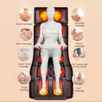EMS Leg Massager Full Body Massage Pad 10-Zone Wave Vibration Kneading Pillow with Foot Calf Massager Hot Compress & Storage Bag