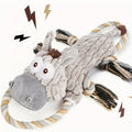 Dog Chew Toy Donkey Plush Squeaky Stretch Toy for Dogs – Durable Soft Stuffed Animal Chew Toy for Small Medium Large Dogs