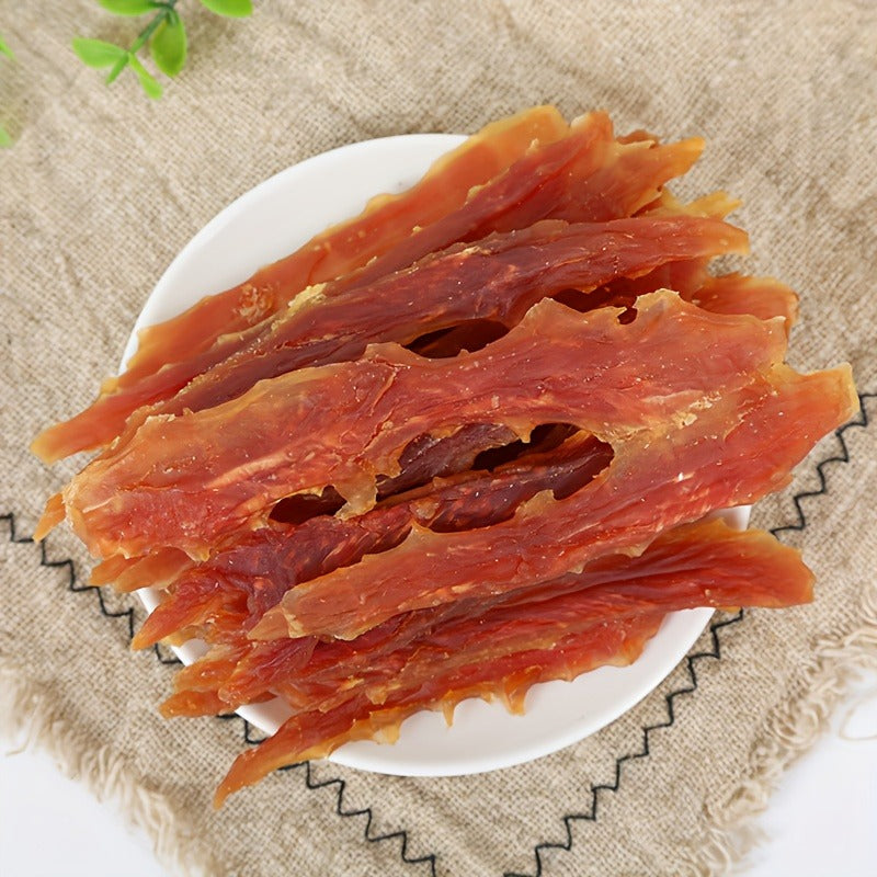 Dog Treats BLACK DUCK Chicken or Duck Jerky in 200g and 400g Package Options for Reward Use