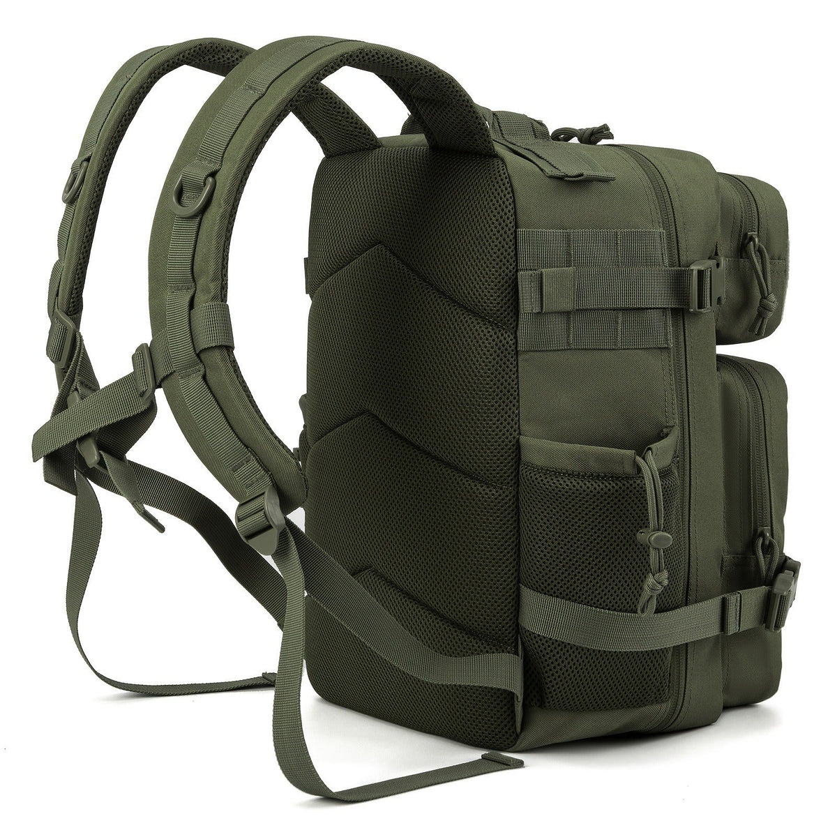 25L Tactical Laptop Backpack with Dual Side Bottle Pockets and Nine Color or Pattern Options