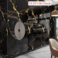 3D Marble Peel and Stick Wall Tile Stickers Self Adhesive Removable Wallpaper Roll for Kitchen Backsplash Bathroom Living Room Bedroom Wall