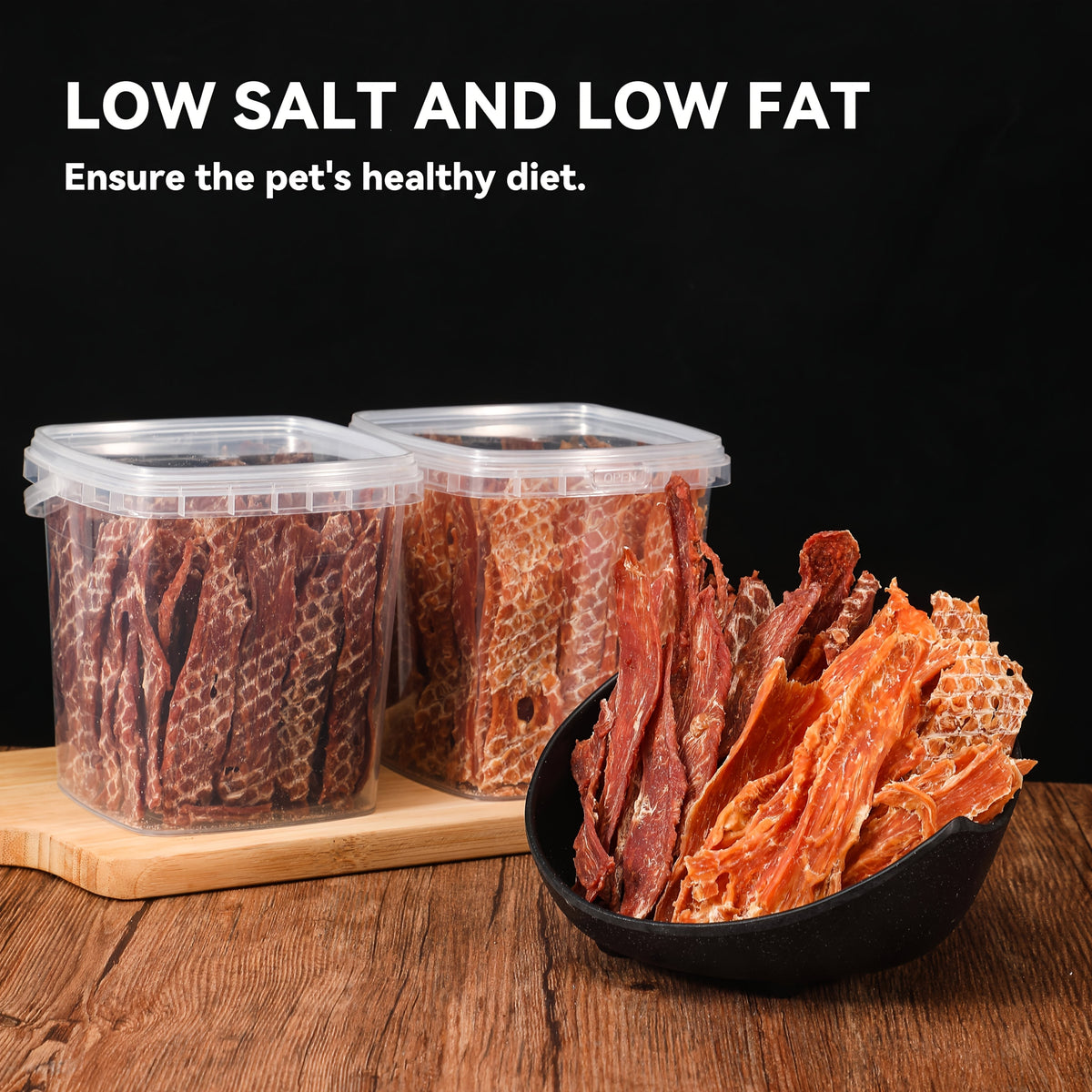 Dog Treats Duck Jerky Bundle with Bite, Duo and Mixed Chew Choices in Five Retained Pack Options