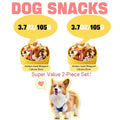Chicken & Duck Wrapped Bone Biscuits Dog Treats – Hypoallergenic Grain-Free High Protein Low Fat for Small Medium Large Dogs