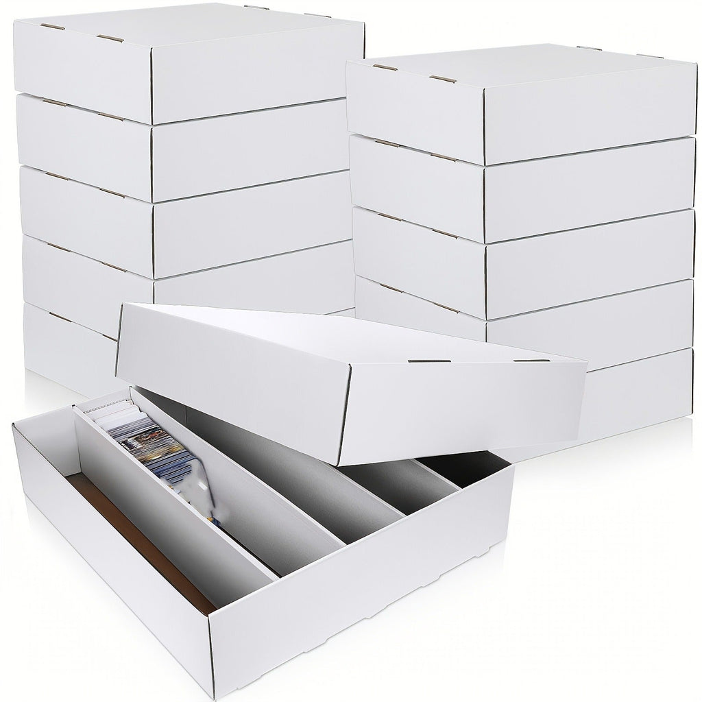 20-Pack Trading Card Storage Box Set with Foldable Cardboard Bodies and 7 x 3.7 x 2.8-Inch Size