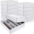 20-Pack Trading Card Storage Box Set with Foldable Cardboard Bodies and 7 x 3.7 x 2.8-Inch Size